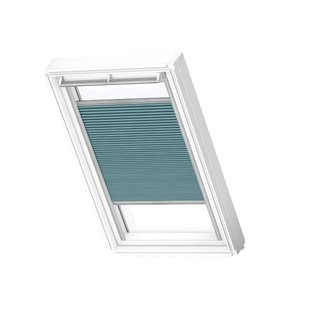 Velux Manueel Verduisterend Plisségordijn Fhc P10 1173s Petrol Blauw
