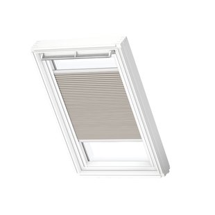 Velux Manueel Verduisterend Plisségordijn Fhc Pk06 1171swl Donkerzand White Line