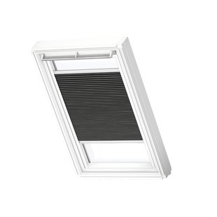 Velux Manueel Verduisterend Plisségordijn Fhc Uk04 1047swl Steenkool White Line