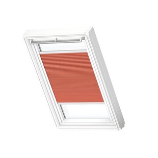 Velux Manueel Verduisterend Plisségordijn Fhc U04 1167swl Orange White Line