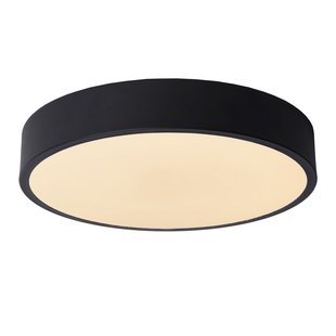 Lucide Plafondlamp Unar - Zwart - 30cm - 18w