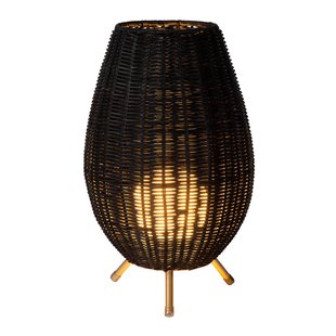 Lucide Tafellamp Colin Rotan Zwart ⌀22cm G9