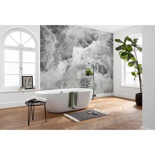 Fotobehang Wildest Water - Grijs - 2,50m X 350cm