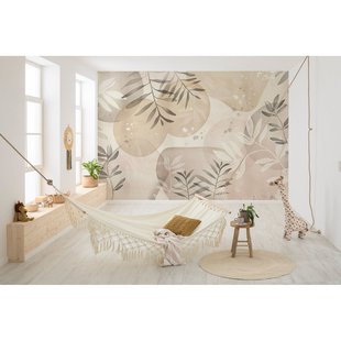Pearl Fotobehang - Beige - 2,50m X 400cm