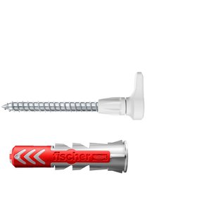 Fischer Plug Duopower Easyhook Kunststof - Diam. 5x25mm - 8 Stuks
