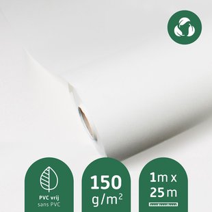 Vliesbehang Eco Renovatie Wit 150gram 25meter