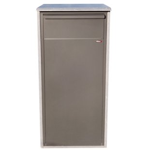 Pakketbrievenbus Firenze - Staal En Natuursteen - Antraciet - 40x100x32cm