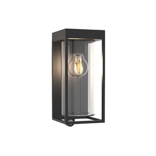 Lutec Solar Wandlamp Flair Matzwart E27 2w Met Sensor