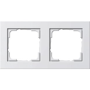 Gira Afdekplaat E2 Dubbel Wit