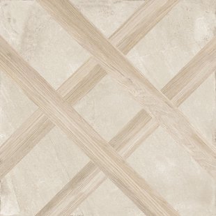Natuursteenlook Tegel Flora Mar 600 Bone Dec - Beige - Mat - 60x60 Cm - 1,44 M²