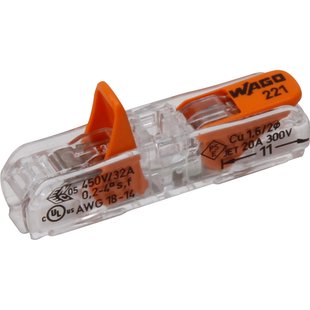 Wago Verbindingsklem Voor Geleiders Max 4mm² 6 Stuks