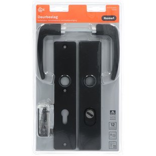 Nemef Veiligheidsbeslag Kruk Skg3 72mm Zwart