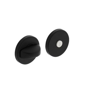 Intersteel Rozet Met Toilet-/badkamerslot Ø50x7 mm Aluminium Zwart