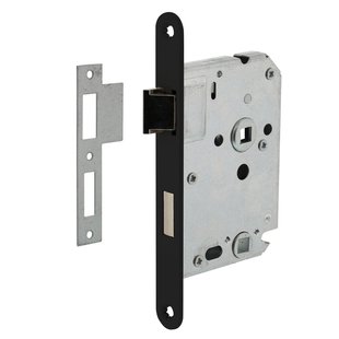 Intersteel Toilet-/badkamerslot Wit 63/8 mm Zwart