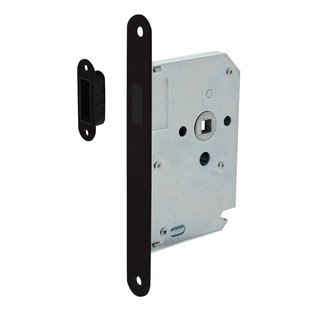 Intersteel Magnetische Cilinderdagslot, Afgeronde Voorplaat Zwart