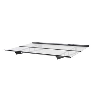 Deurluifel Oslo – Rvs Beugels – Uv-bescherming - 140 X 90 Cm – Inclusief Montageset Voor Baksteen