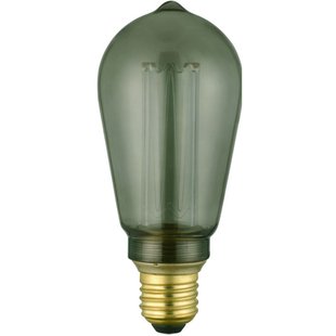 Eglo Ledfilamentlamp Edison - Smoke - D6,4cm - Stepdim - Warm Wit - E27 - 4,3w