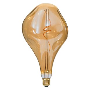 Eglo Ledfilamentlamp Spiral - Amber - D16,5cm - Dimbaar - Warm Wit - E27 - 4w