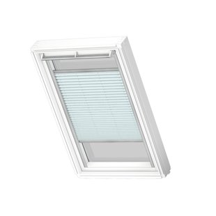 Velux Manueel Lichtdoorlatend Plisségordijn Fhl S06 1285s Zachtblauw