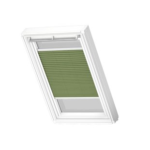 Velux Manueel Lichtdoorlatend Plisségordijn White Line Fhl S06 1280swl Bosgroen