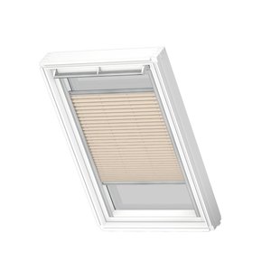 Velux Manueel Lichtdoorlatend Plisségordijn Fhl Mk06 1283s Beige Clair