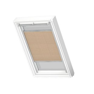 Velux Manueel Lichtdoorlatend Plisségordijn Fhl Mk08 1277s Donkerzand