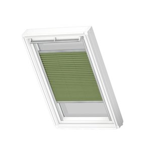 Velux Manueel Lichtdoorlatend Plisségordijn Fhl Mk08 1280s Bosgroen