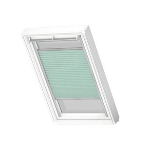 Velux Manueel Lichtdoorlatend Plisségordijn Fhl Mk10 1281s Muntgroen
