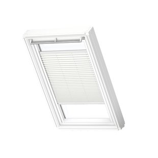 Velux Manueel Lichtdoorlatend Plisségordijn White Line Fhl P04 1016swl Wit