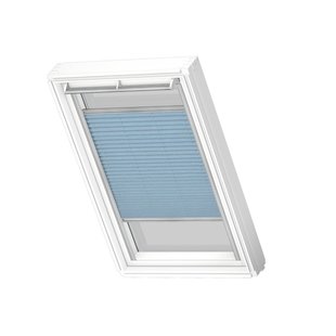 Velux Manueel Lichtdoorlatend Plisségordijn Fhl U04 1286s Jeansblauw
