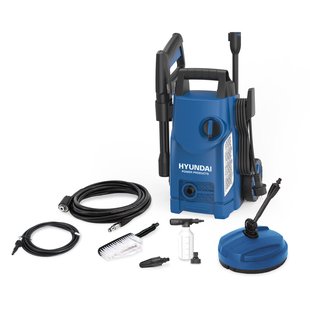 Hyundai Hogedrukreiniger - 1500w - 120 Bar - 360l/u - Slang Van 5m - Terrasreiniger - Hogedrukpistool