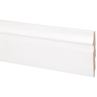 Cando Hoge Plint Monument - Wit - 240cm - 18x120mm