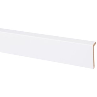 Hoge Plint - Flexiplint -wit - 240cm - 20x65mm