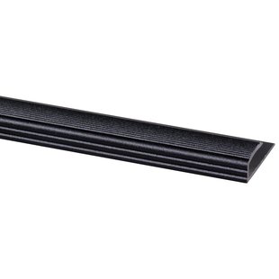 Profiel - Aluminium Zwart - 15x4mm 0,95m