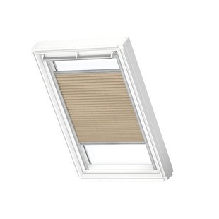 Velux Manueel Lichtdoorlatend Plisségordijn Fhl Pk04 1277s Donkerzand