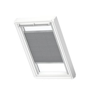 Velux Manueel Lichtdoorlatend Plisségordijn Fhl Pk10 1282s Donkergrijs
