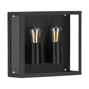 Eglo Wandlamp Alamonte 1 Zwart 2xe27