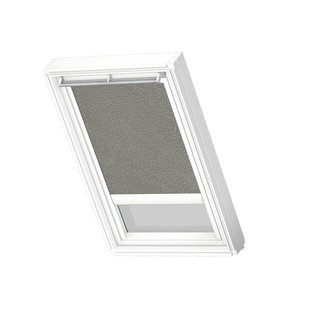 Velux Verduisterend Dakraam Rolgordijn Op Zonne-energie White Line Dsl Mk06 4575swl Groen