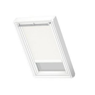 Velux Verduisterend Dakraam Rolgordijn Op Zonne-energie White Line Dsl P10 1025swl Wit