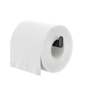 Tiger Toiletrolhouder Noce Zonder Klep Met L-vorm Zwart / Houtlook