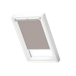 Velux Manueel Verduisterend Dakraam Rolgordijn White Line Dkl P04 4580swl Licht Taupe