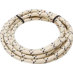 Kopp Textielsnoer 2x0,75mm² 2 Meter Beige / Zwart