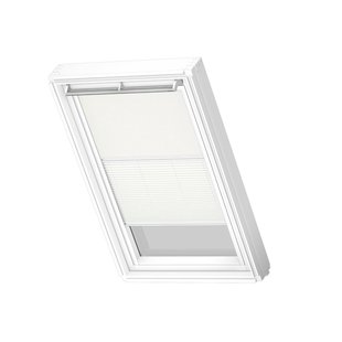 Velux Manueel Duo Verduisterend Dakraam Rolgordijn White Line Dfd Mk10 1025swl Wit - Wit