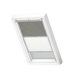 Velux Manueel Duo Verduisterend Dakraam Rolgordijn Dfd S06 4575s Groen - Wit
