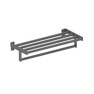 Aquavive Handdoekenrek Inox 5 Stangen Zwart 45 Cm