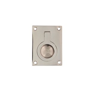 Intersteel Luikring Rechthoekig 41x31mm Nikkel