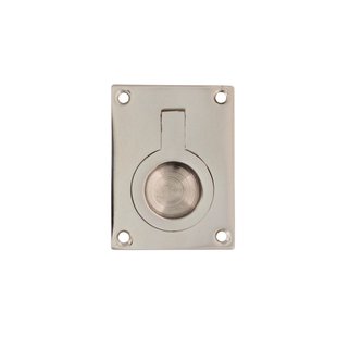 Intersteel Luikring Rechthoekig 50x39mm Nikkel