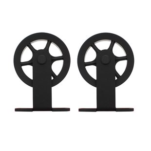 Intersteel Hangrollen Recht Wheel Top 170mm Matzwart 2 Stuks