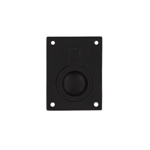 Intersteel Luikring Rechthoekig 50x39mm Zwart