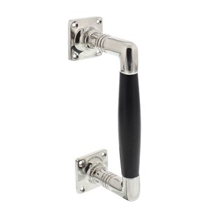 Intersteel Deurtrekker Ton Basic 170mm Op Vierkante Rozet Nikkel Roze/ebben